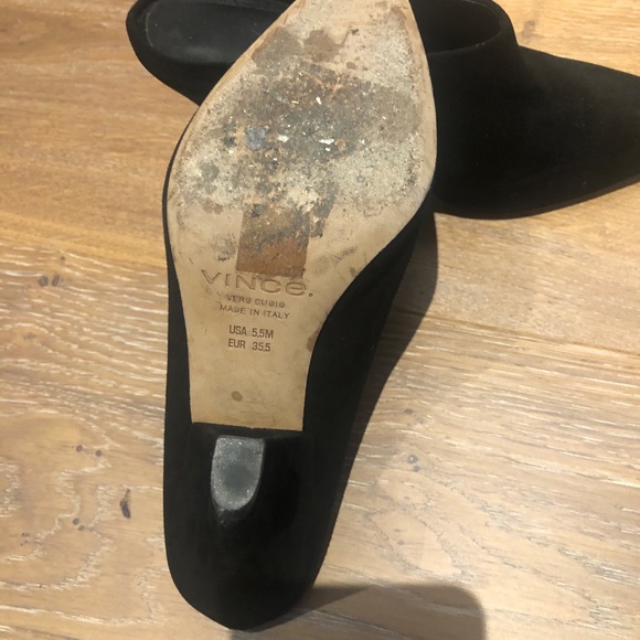 Vince suede black mules - Picture 4 of 4